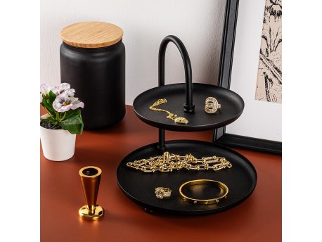 WALLXPERT Dekorativni metalni pribor Kormen Black