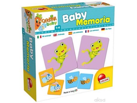 LISCIANI Carotina Edukativna igra memorije zivotinje