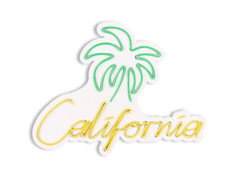 WALLXPERT Dekorativna plastična LED rasveta California Yellow