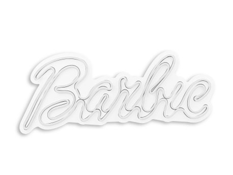 WALLXPERT Dekorativna plastična LED rasveta Barbie White