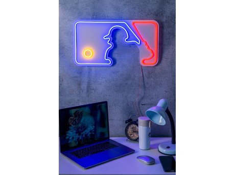 WALLXPERT Dekorativna plastična LED rasveta Baseball Pitcher