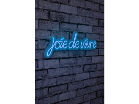 WALLXPERT Dekorativna plastična LED rasveta Joie de Vivre Blue