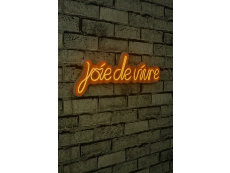 WALLXPERT Dekorativna plastična LED rasveta Joie de Vivre Yellow