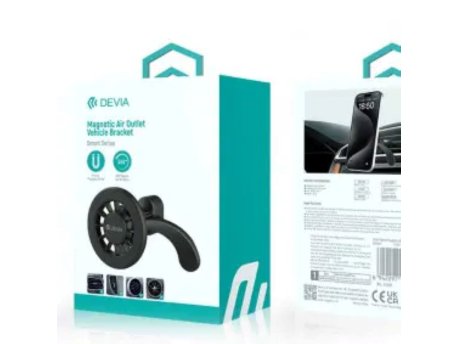DEVIA Auto Držač Telefona Magnetic Air Outlet, Crni