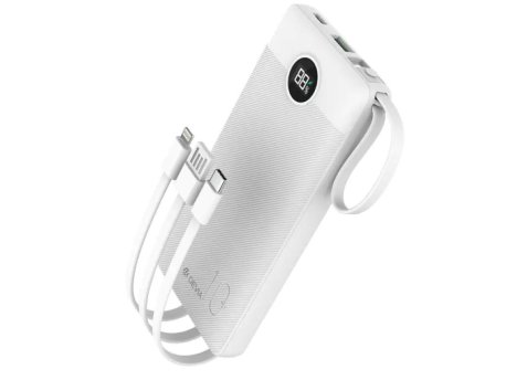 DEVIA Power bank Extreme Speed Series Full Compatible, Tip C, USB, Lighting, 10000mAh, Bela