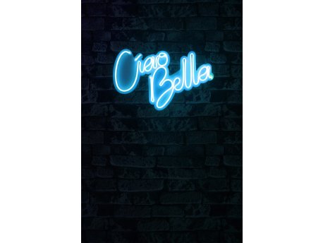 WALLXPERT Dekorativna plastična LED rasveta Ciao Bella Blue