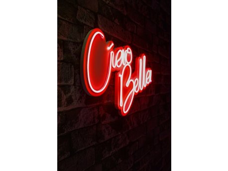 WALLXPERT Dekorativna plastična LED rasveta Ciao Bella Red