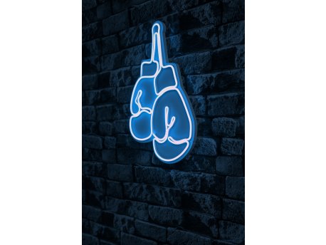 WALLXPERT Dekorativna plastična LED rasveta Boxer Blue