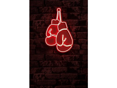WALLXPERT Dekorativna plastična LED rasveta Boxer Red