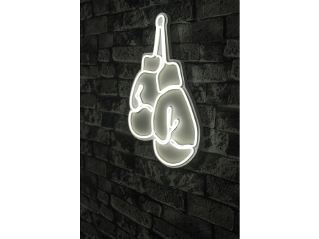 WALLXPERT Dekorativna plastična LED rasveta Boxer White