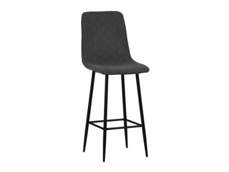 ANJI FURNITURE Barska stolica BC 812 - tamno siva