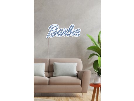 WALLXPERT Dekorativna plastična LED rasveta Barbie Blue
