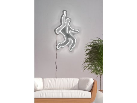 WALLXPERT Dekorativna plastična LED rasveta Elvis Presley White