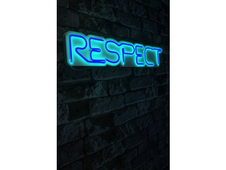 WALLXPERT Dekorativna plastična LED rasveta Respect Blue