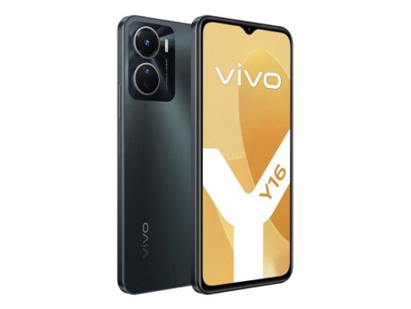 VIVO Refurbished Y16 4/128GB Elegant Black DS 4G B Grade