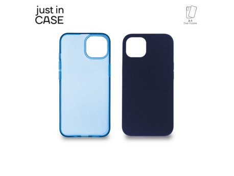 JUST IN CASE 2u1 Extra case MIX paket PLAVI za iPhone 13