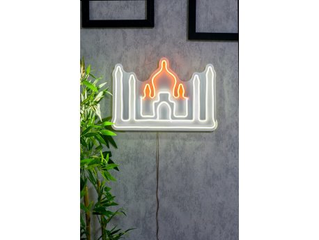 WALLXPERT Dekorativna plastična LED rasveta Taj Mahal Multicolor