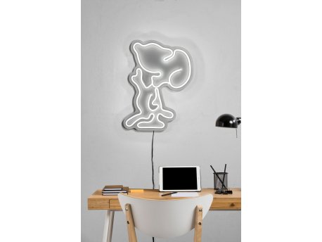 WALLXPERT Dekorativna plastična LED rasveta Cartoon Dog White