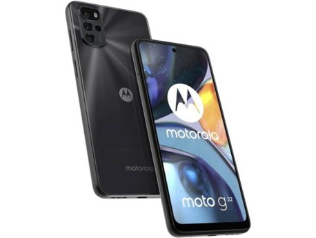 MOTOROLA Refurbished moto g22 4/64GB Black DS 4G C Grade