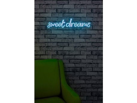 WALLXPERT Dekorativna plastična LED rasveta Sweet Dreams Blue