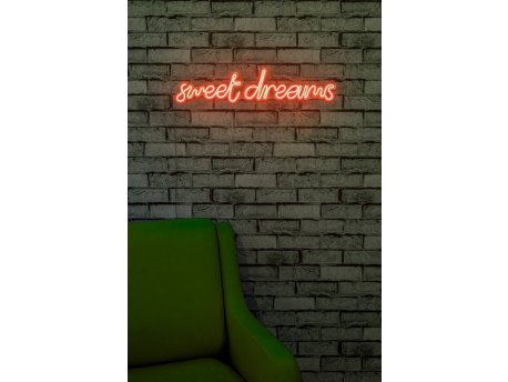 WALLXPERT Dekorativna plastična LED rasveta Sweet Dreams Red