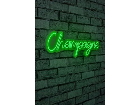 WALLXPERT Dekorativna plastična LED rasveta Champagne Green