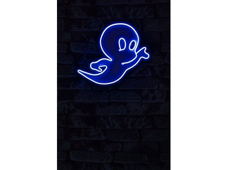 WALLXPERT Dekorativna plastična LED rasveta Casper The Friendly Ghost Blue