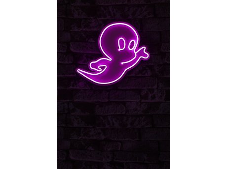 WALLXPERT Dekorativna plastična LED rasveta Casper The Friendly Ghost Pink
