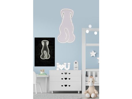WALLXPERT Dekorativna plastična LED rasveta Doggy