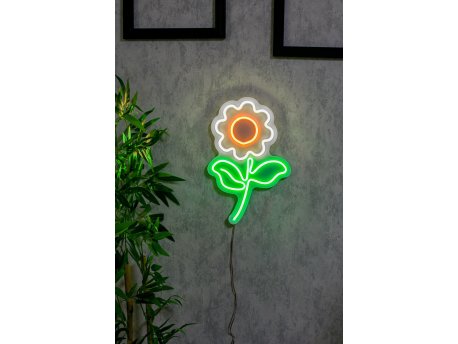 WALLXPERT Dekorativna plastična LED rasveta Sunflower Multicolor