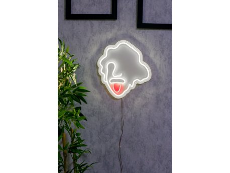 WALLXPERT Dekorativna plastična LED rasveta Einstein Multicolor