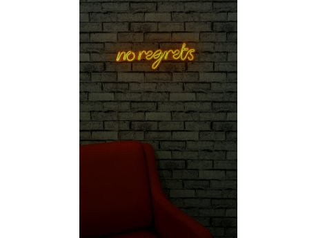 WALLXPERT Dekorativna plastična LED rasveta No Regrets Yellow