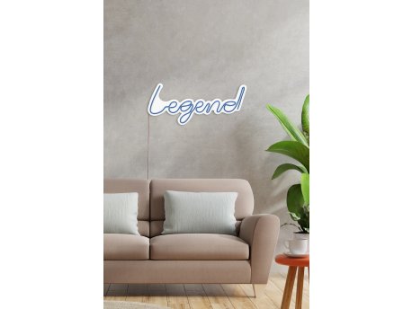 WALLXPERT Dekorativna plastična LED rasveta Legend Blue