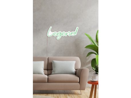WALLXPERT Dekorativna plastična LED rasveta Legend Green
