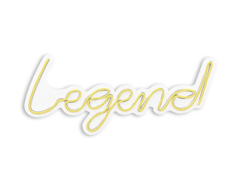 WALLXPERT Dekorativna plastična LED rasveta Legend Yellow