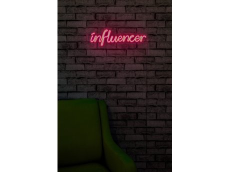 WALLXPERT Dekorativna plastična LED rasveta Influencer Pink