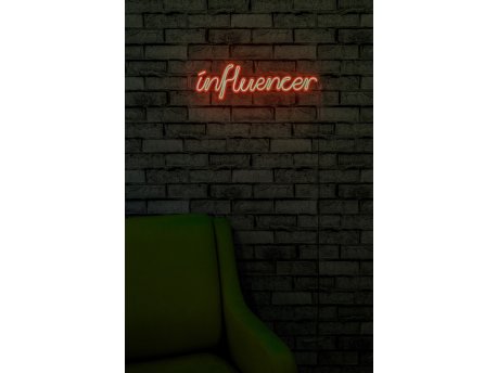WALLXPERT Dekorativna plastična LED rasveta Influencer Red