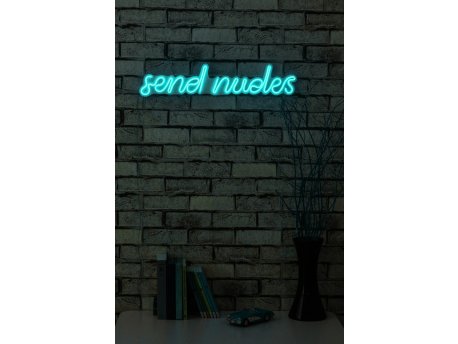 WALLXPERT Dekorativna plastična LED rasveta Send Nudes Blue