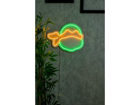 WALLXPERT Dekorativna plastična LED rasveta Ninja Yellow