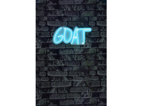 WALLXPERT Dekorativna plastična LED rasveta GOAT Blue