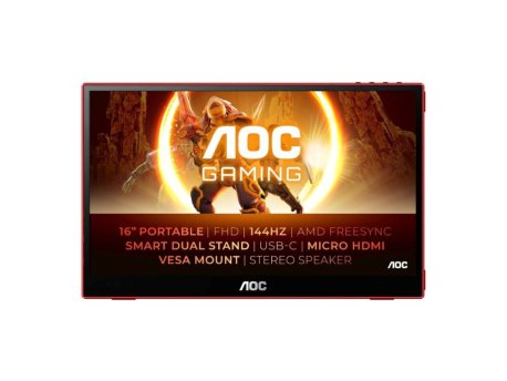 AOC 16G3 15.6 FHD IPS 144Hz Portable Monitor