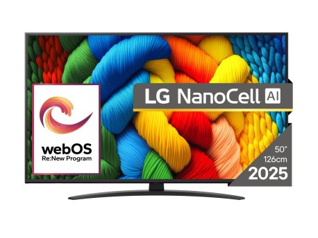 LG 50NANO81A3A 4K HDR NanoCell Smart TV 2025