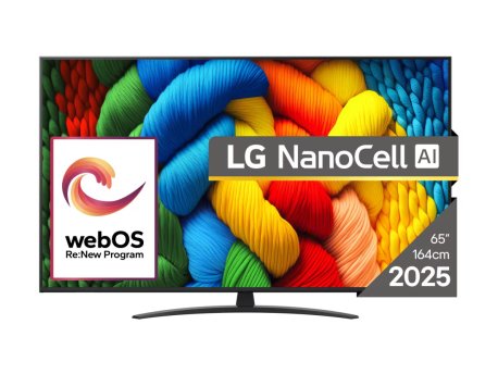 LG 65NANO81A3A 4K HDR NanoCell Smart TV 2025