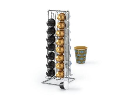 FIVE FIVE DRZAC EXPRESSO KAPSULA 32/1 10X12,5X29,5 CM HROM/METAL SREBRNA