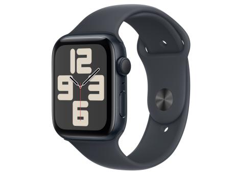 APPLE Watch SE2 v3 GPS 44mm Midnight Alu Case with Midnight Sport Band - S/M (mxej3qv/a)