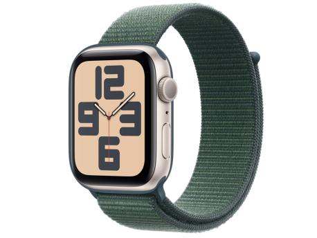 APPLE Watch SE2 v3 GPS 44mm Starlight Alu Case with Lake Green Sport Loop (mxew3qv/a)