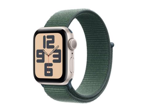 APPLE Watch SE2 v3 GPS 40mm Starlight Alu Case with Lake Green Sport Loop (mxeh3qv/a)