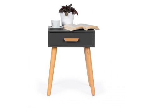 ModernHome Noćni stočić Deva Siva (WYJ-085 GRAY)
