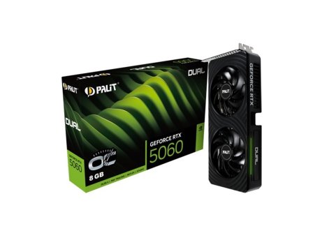PALIT GeForce RTX 5060 Dual OC 8GB GDDR7 NE75060S19P1-GB2063D