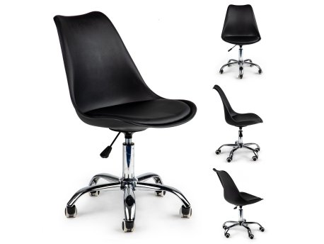 Bolzz Pisa set 4 kancelarijske stolice Black